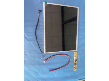 12.1寸TFT液晶显示屏 1024*768 IPS液晶屏 500亮度 20PINS LVDS 工业液晶屏