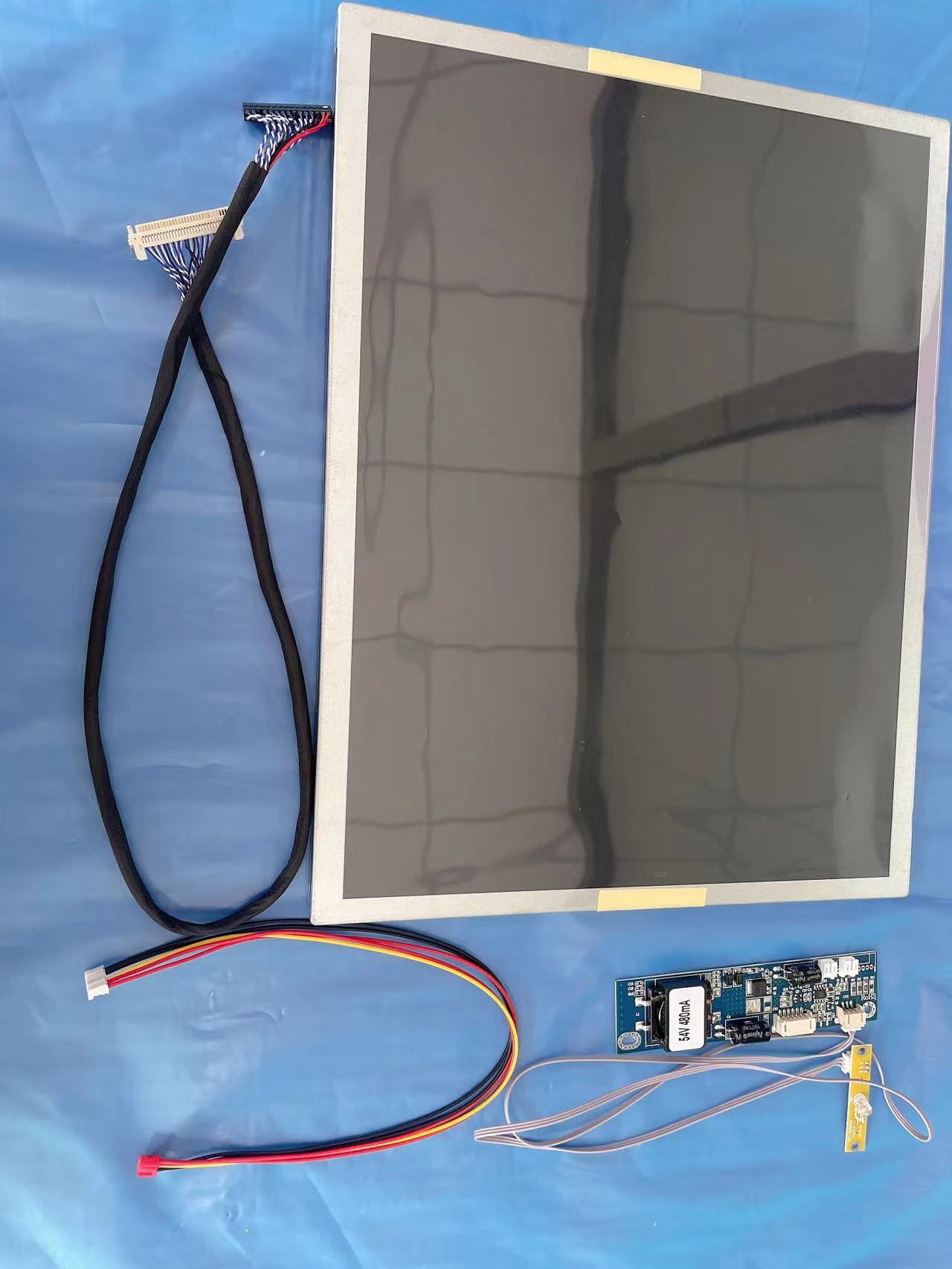 15寸TFT液晶显示屏 1024*768 1500亮度 20PINS LVDS 高亮液晶屏 工业液晶屏